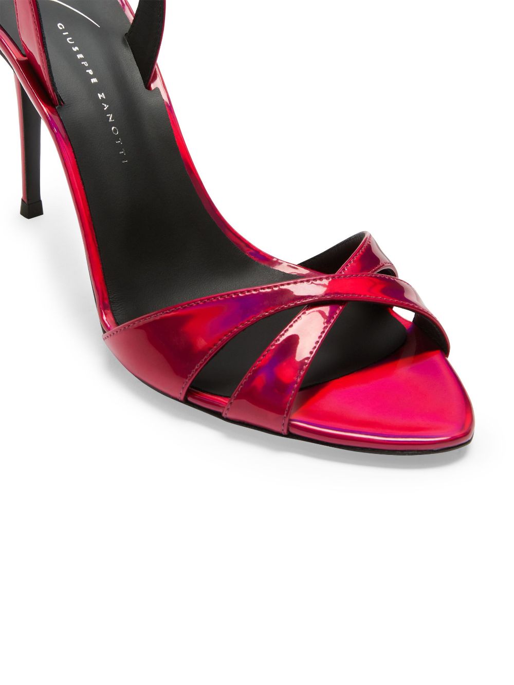 Shop Giuseppe Zanotti Dorotee 90mm Leather Sandals In Pink