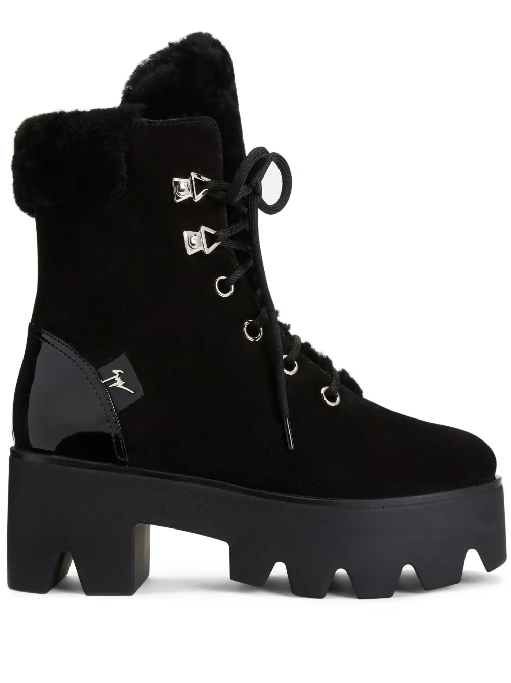 Giuseppe Zanotti Juliett Trek lace-up boots – Black