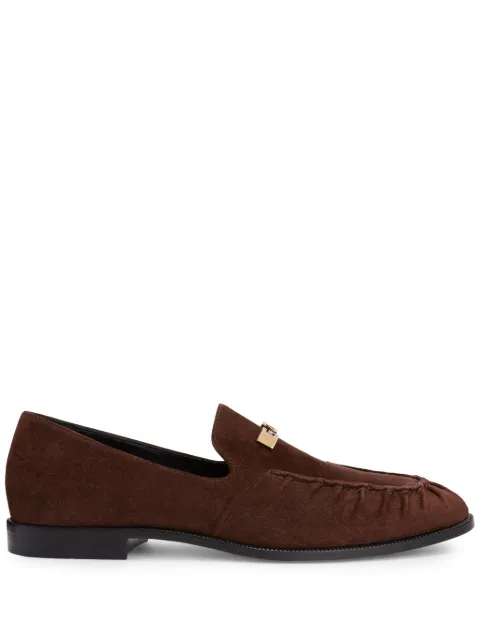 Giuseppe Zanotti Jareth velvet loafers