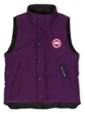 Canada Goose Kids Vanier logo-patch gilet - Purple