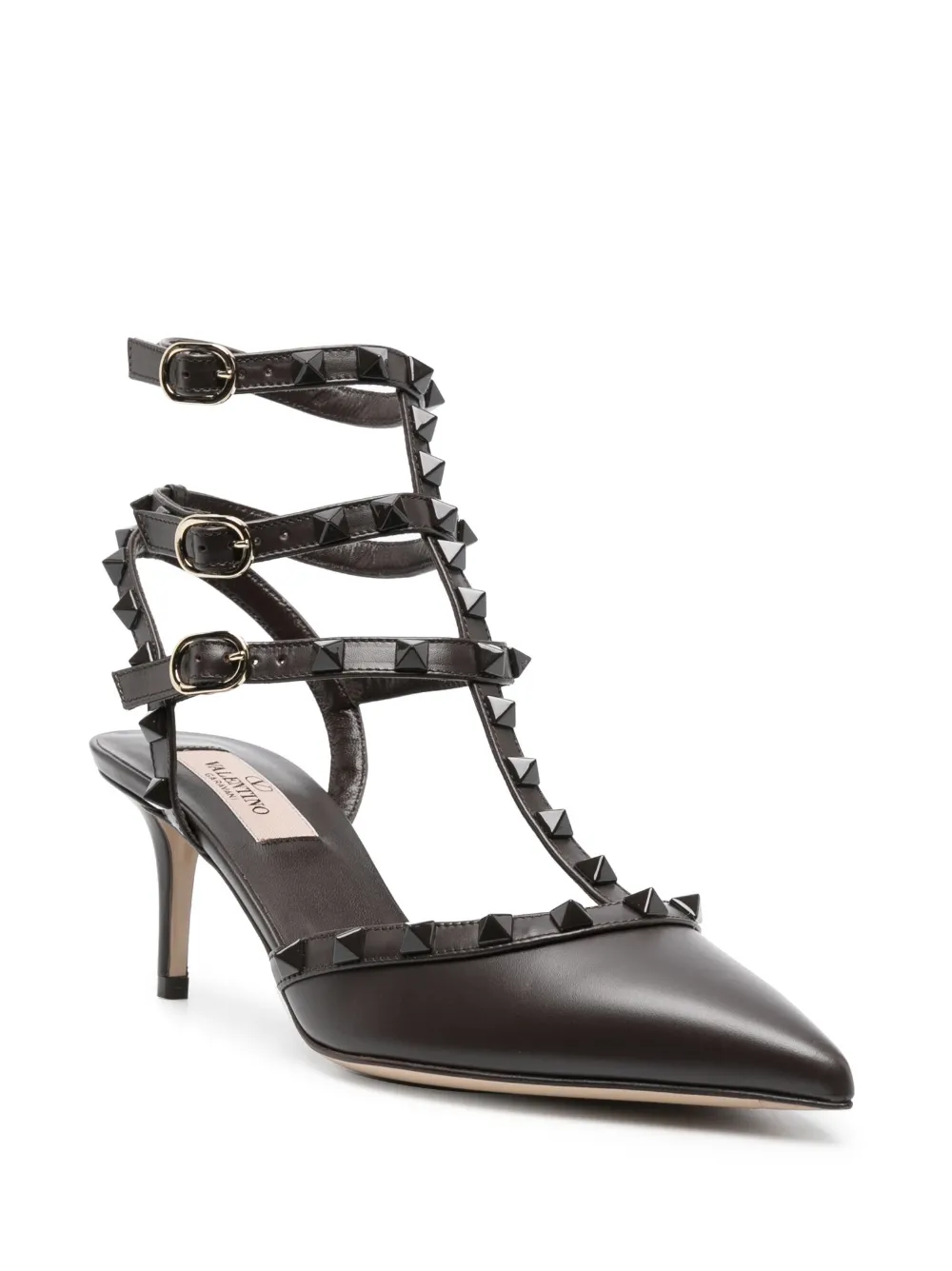 Valentino Garavani Rockstud pumps - Bruin