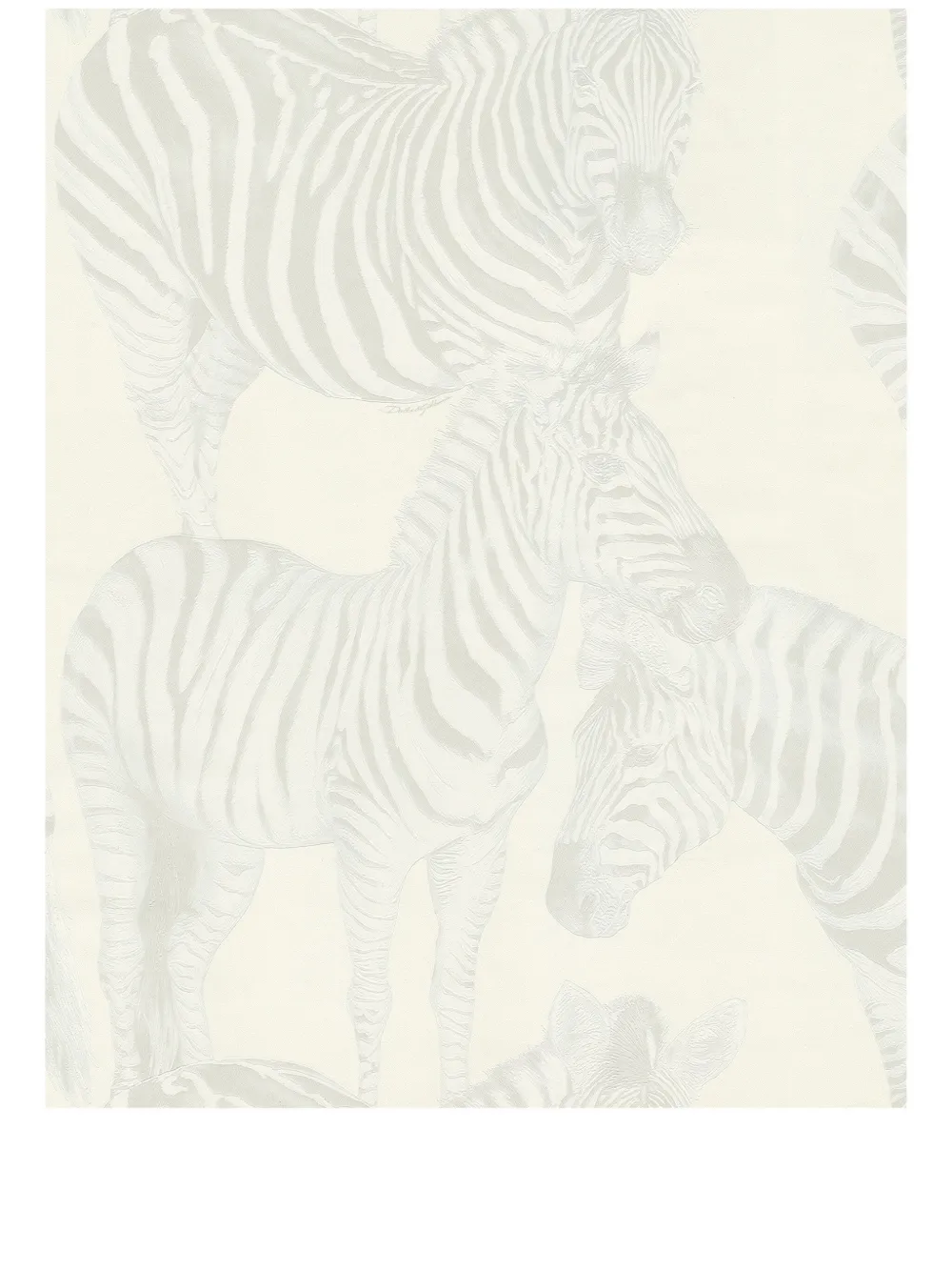 Dolce & Gabbana zebra-print wallpaper | White | Image 1
