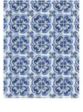 Dolce & Gabbana tile-print wallpaper - Blue