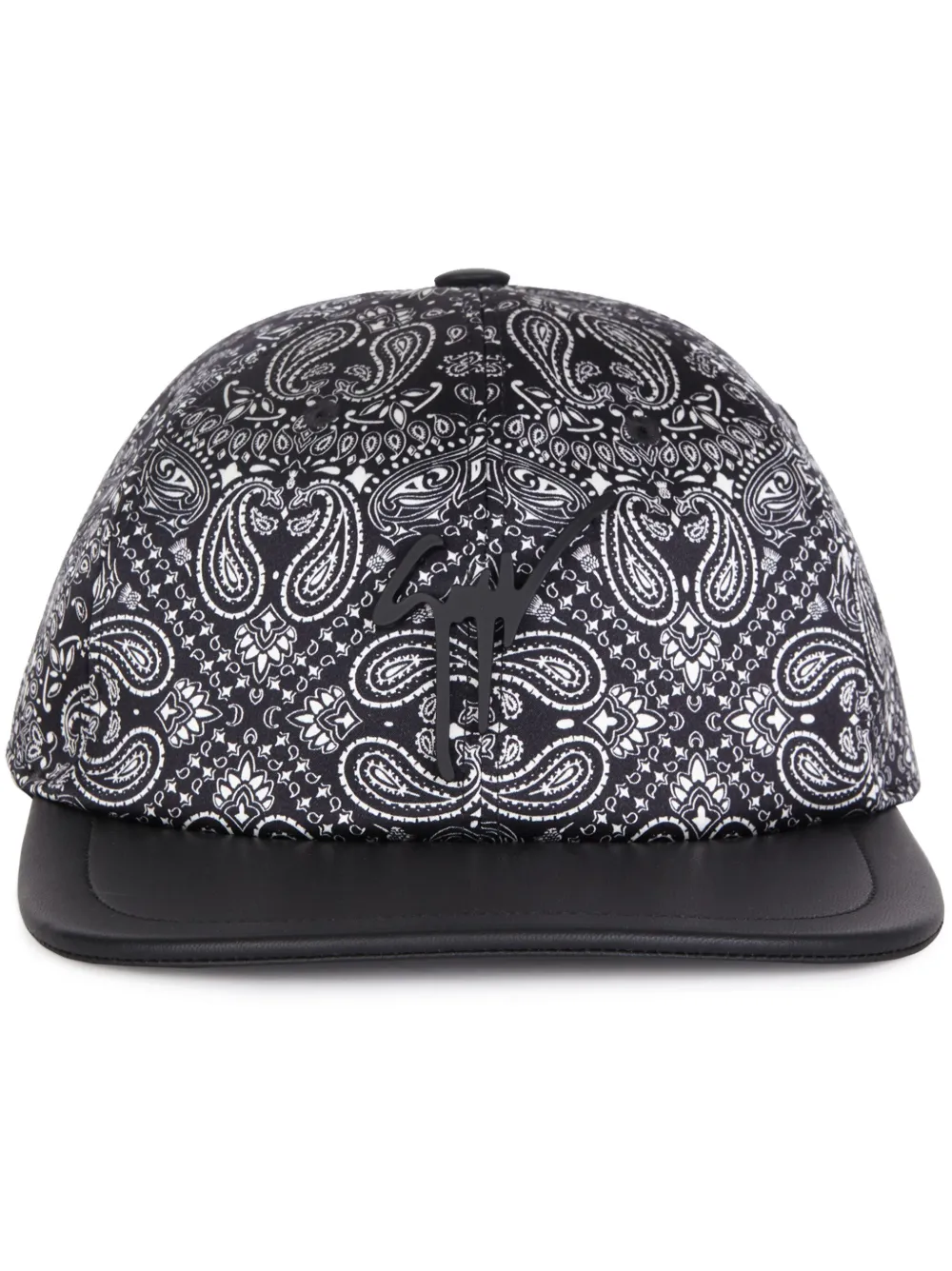 Giuseppe Zanotti Pet met paisley-print Zwart