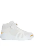 Giuseppe Zanotti Talon suede high-top sneakers - White