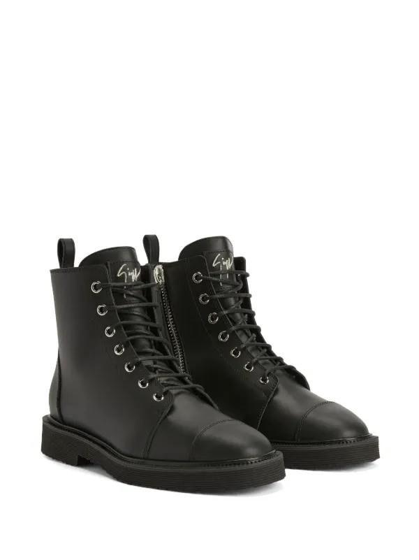 Giuseppe Zanotti Thora lace up Boots Black FARFETCH AE