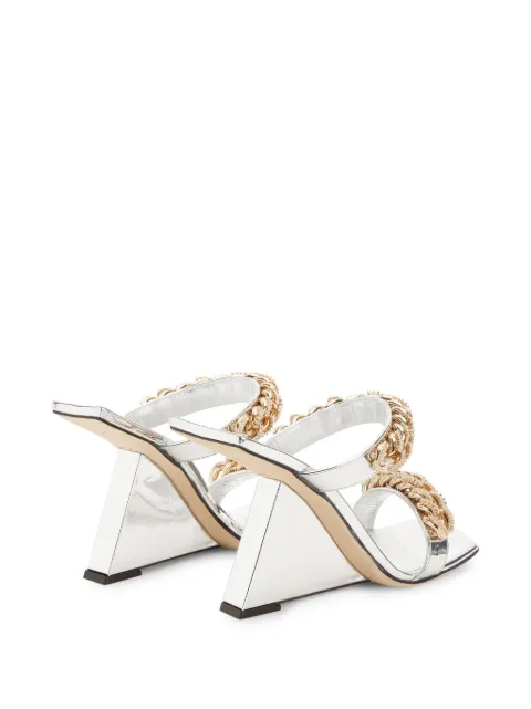Giuseppe Zanotti Berenicee Chain 105mm sandals E200035002 - 2