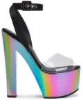Giuseppe Zanotti Tarifa Plexi 150mm platform-sole sandals - Black