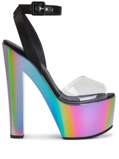 Giuseppe Zanotti Tarifa Plexi 150mm platform-sole sandals 