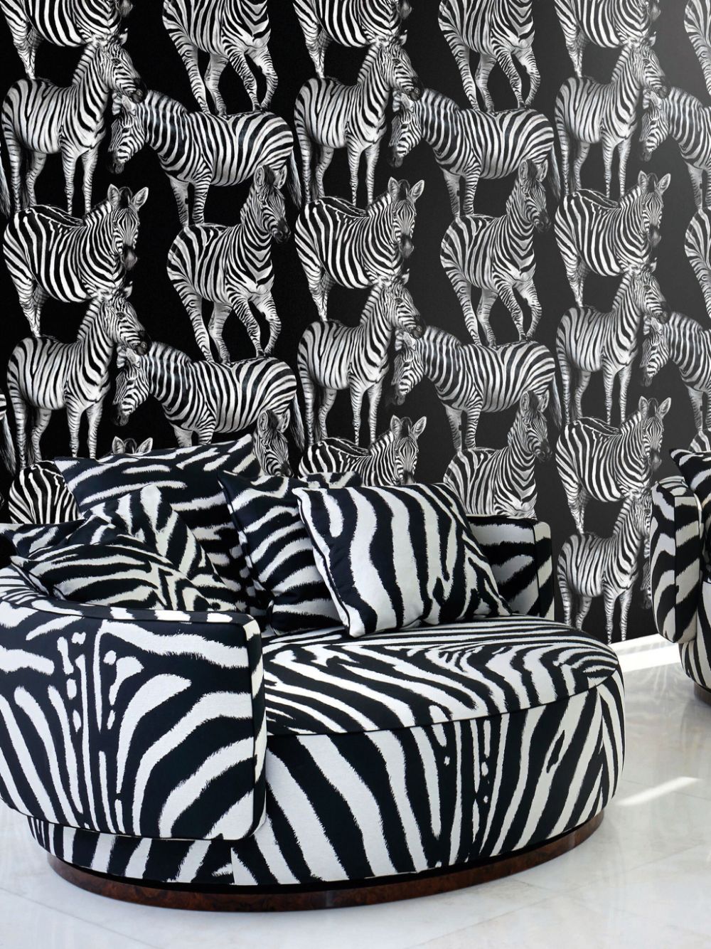 Image 2 of Dolce & Gabbana zebra-print wallpaper