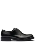 Prada leather Derby shoes - Black