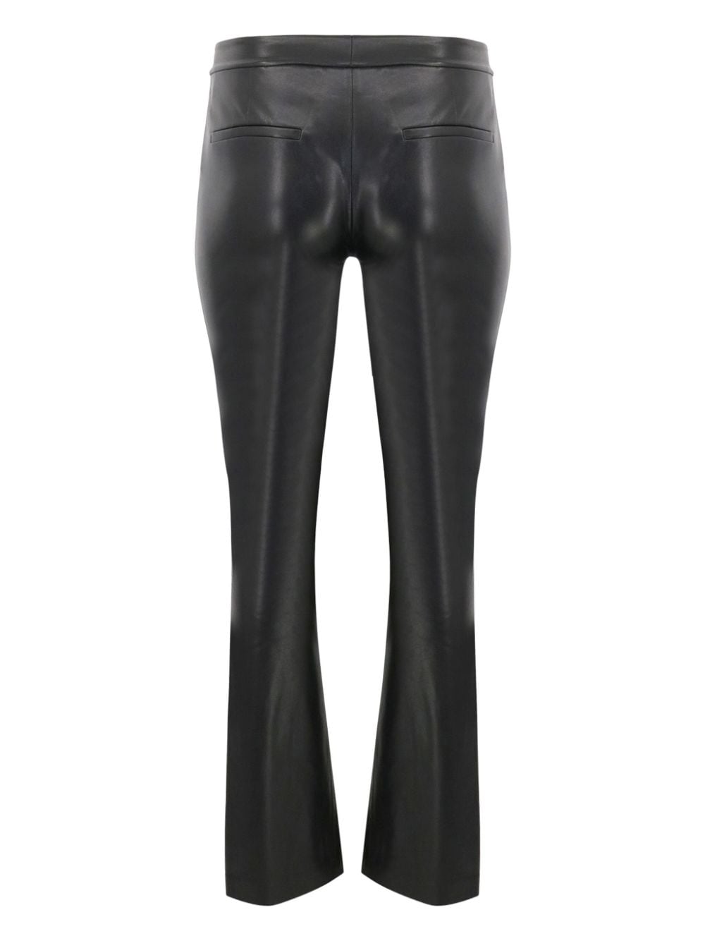 alice + olivia Walker slit flared trousers - Zwart