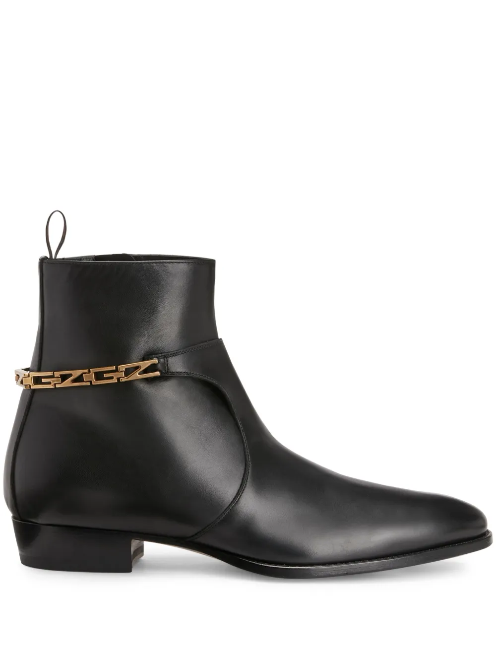 Giuseppe Zanotti Enfield Monogram leather ankle boots | Black | Image 1