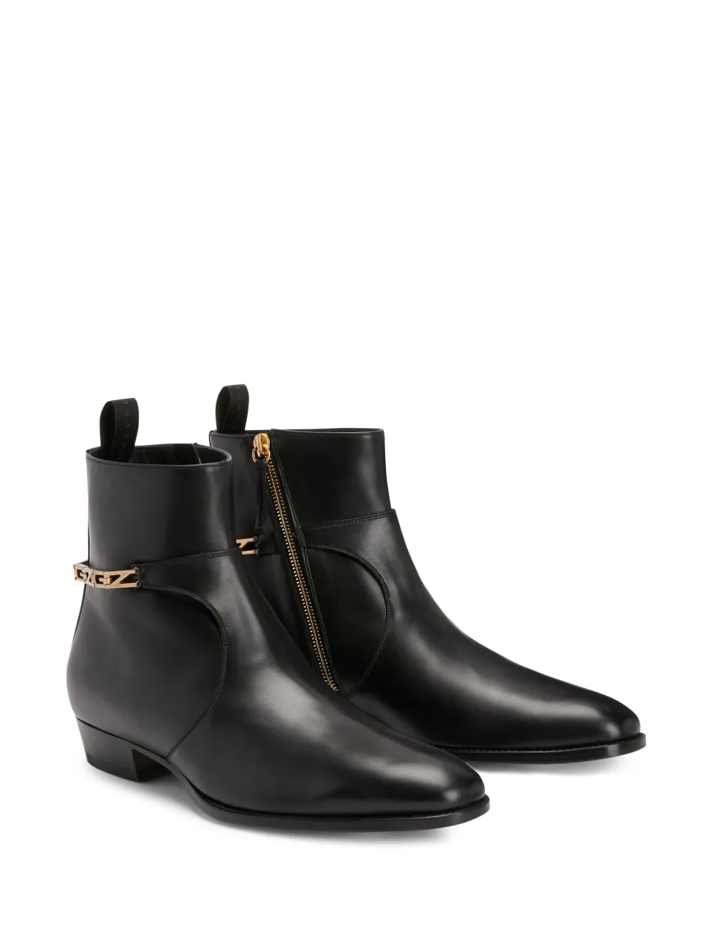 Giuseppe Zanotti Enfield Monogram leather ankle boots | Biker Boots | Image 2