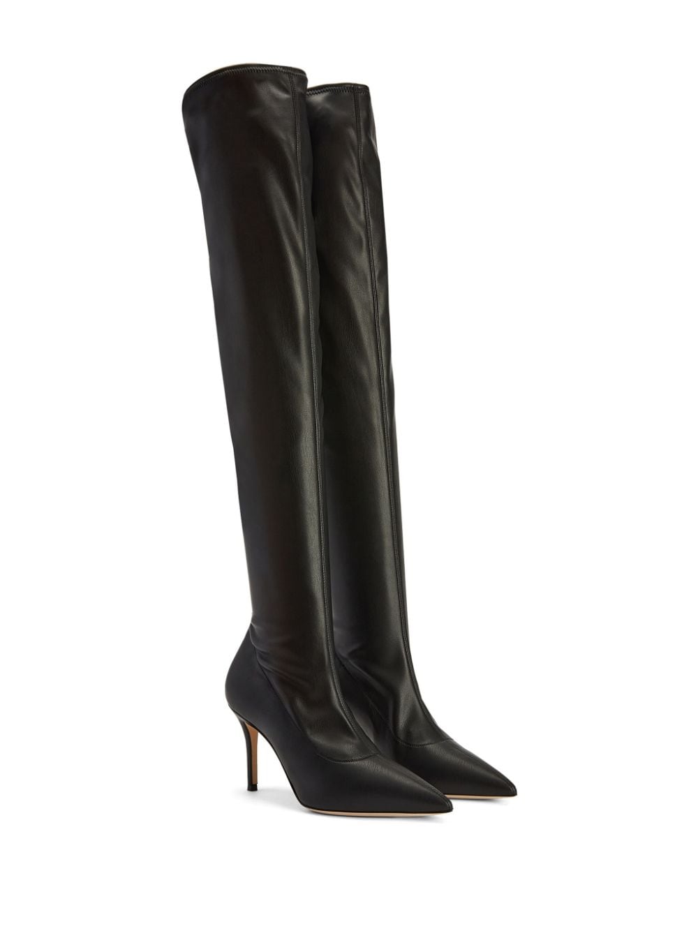 Shop Giuseppe Zanotti Felicity 90mm Thigh-high Boots In Black