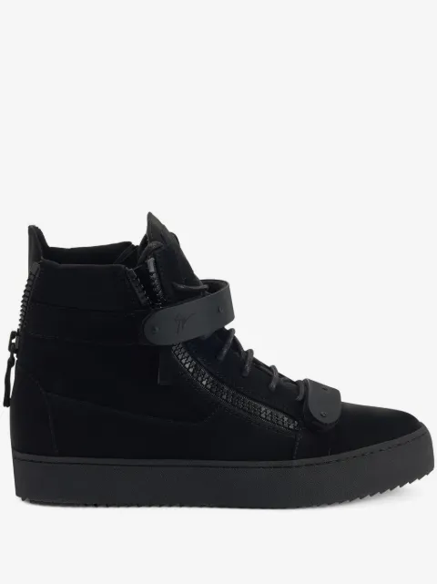 Giuseppe Zanotti Coby cotton high-top sneakers