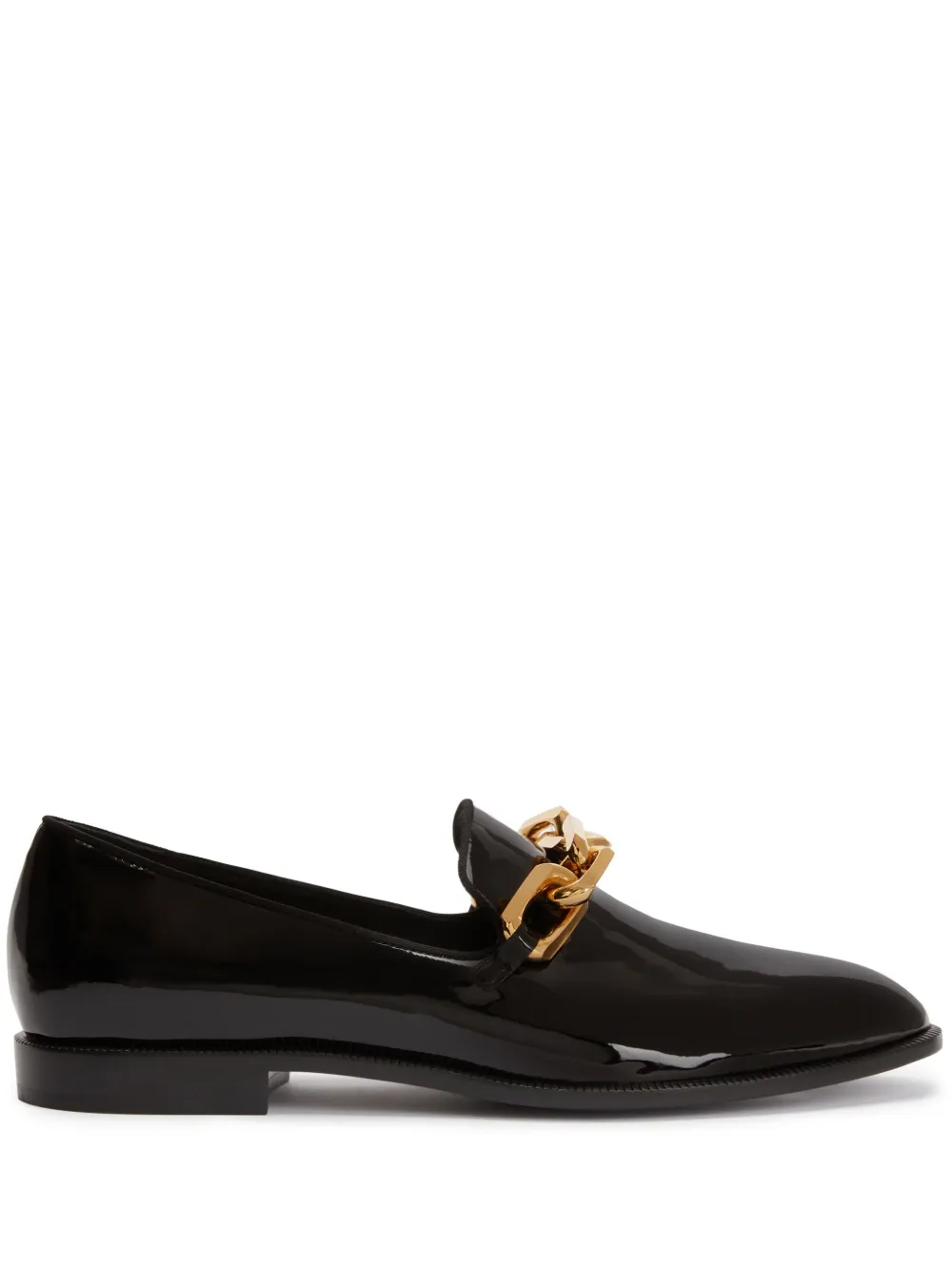 Giuseppe Zanotti Jupitar 皮质乐福鞋 | 黑色 | Image 1