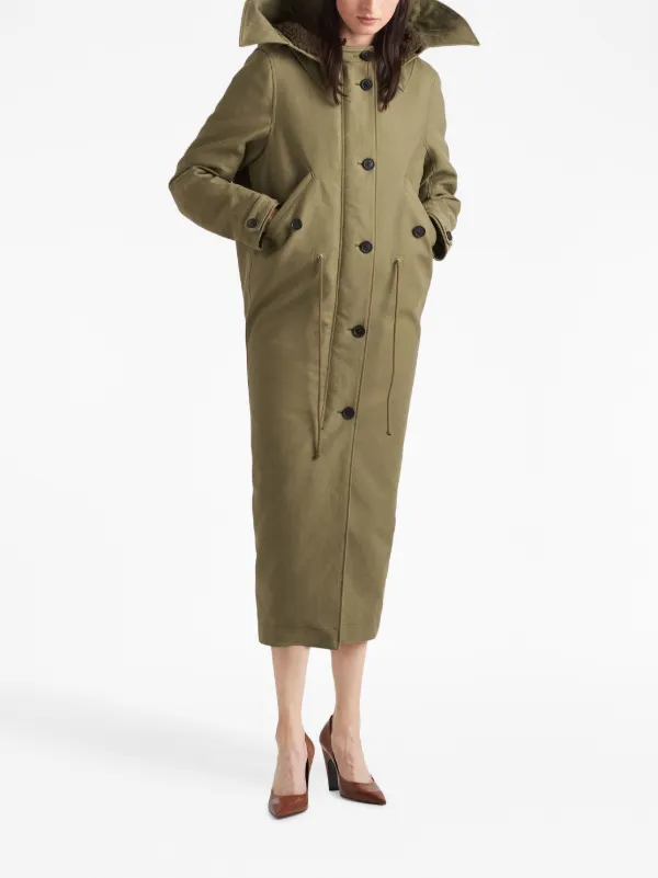R13 long anorak puffer on sale jacket