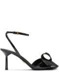 Prada 75mm embellished sandals - Black
