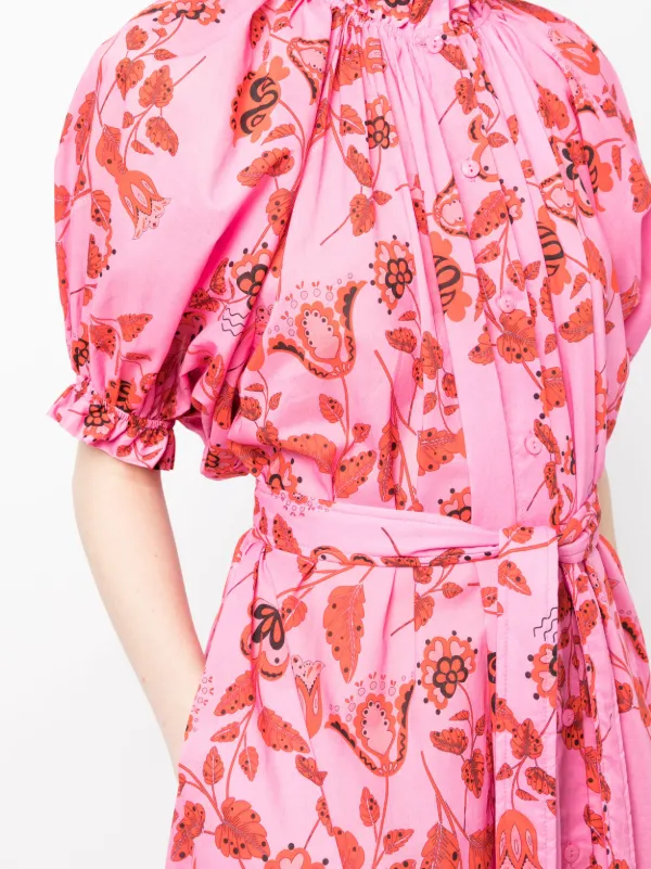 Cynthia rowley roseland ruffle wrap outlet dress