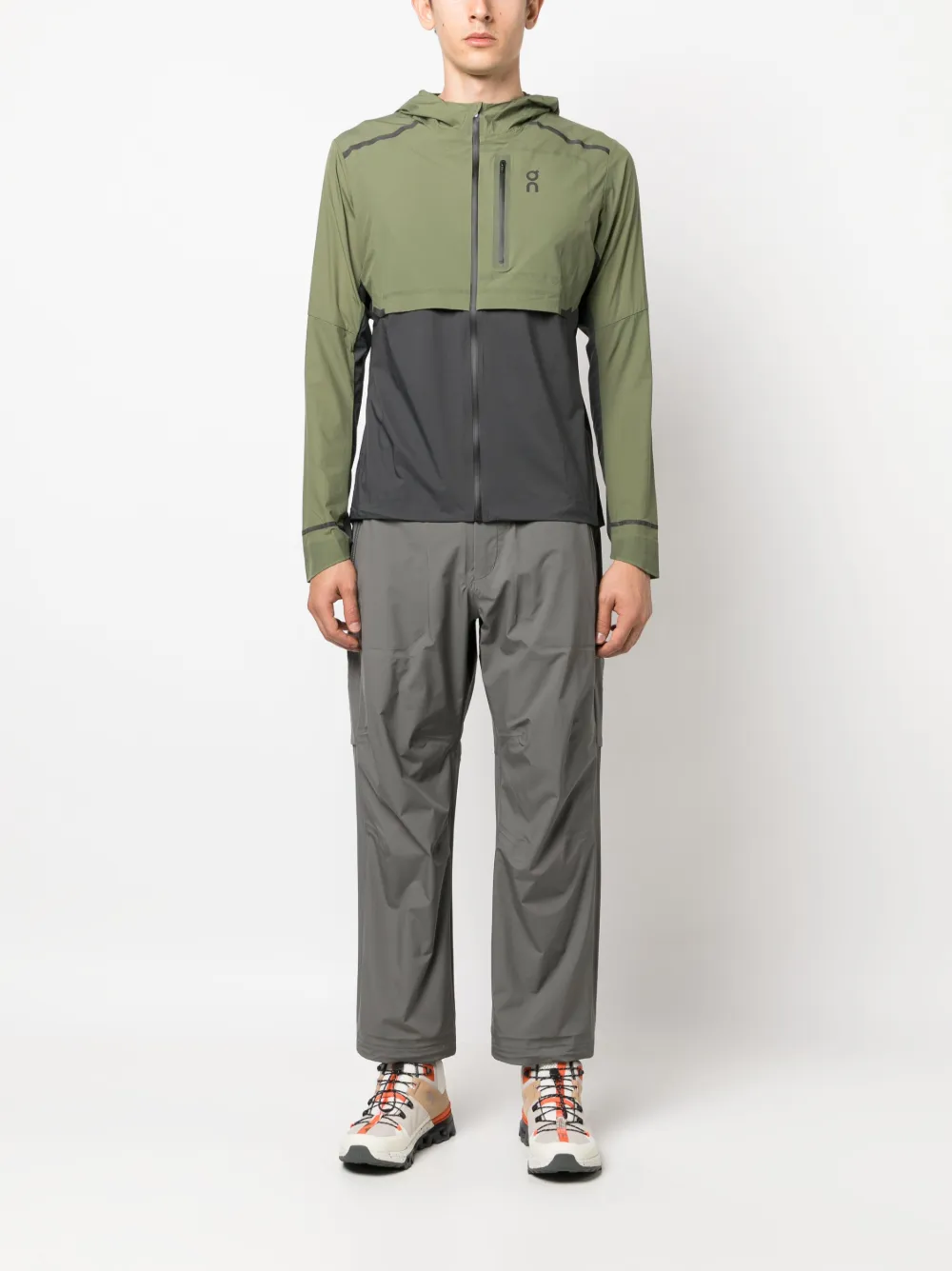 On Running On Weather packable running jacket - Groen