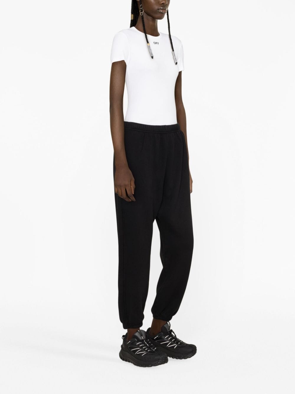 Shop Dsquared2 Logo-print Cotton Track Trousers In Black