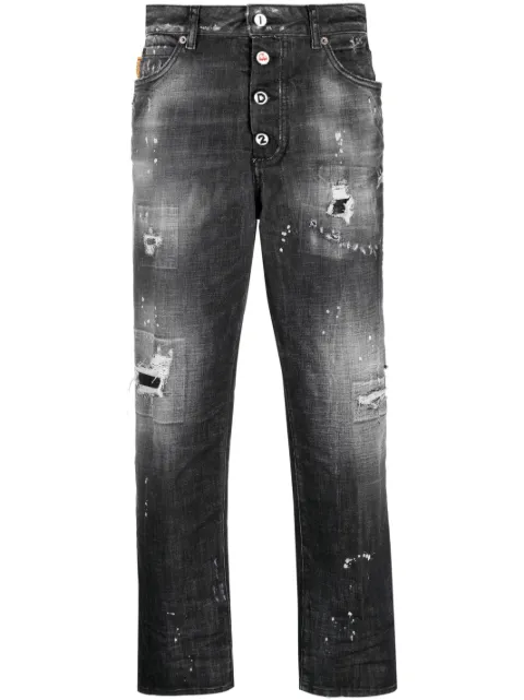 DSQUARED2 distressed tapered jeans