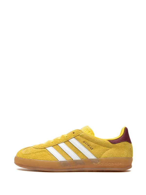 Adidas gazelle discount yellow womens