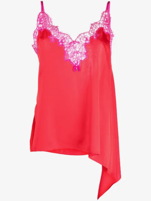 DSQUARED2 top asimétrico con paneles