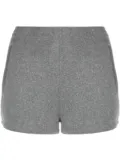 Alexander Wang metallic-threading mini shorts - Grey