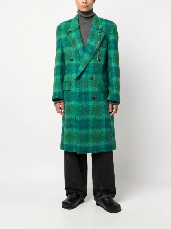 Andersson Bell Checked double-breasted Wool Coat - Farfetch