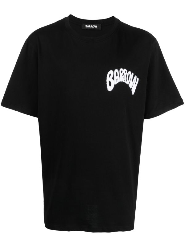 BARROW logo print Cotton T shirt Farfetch