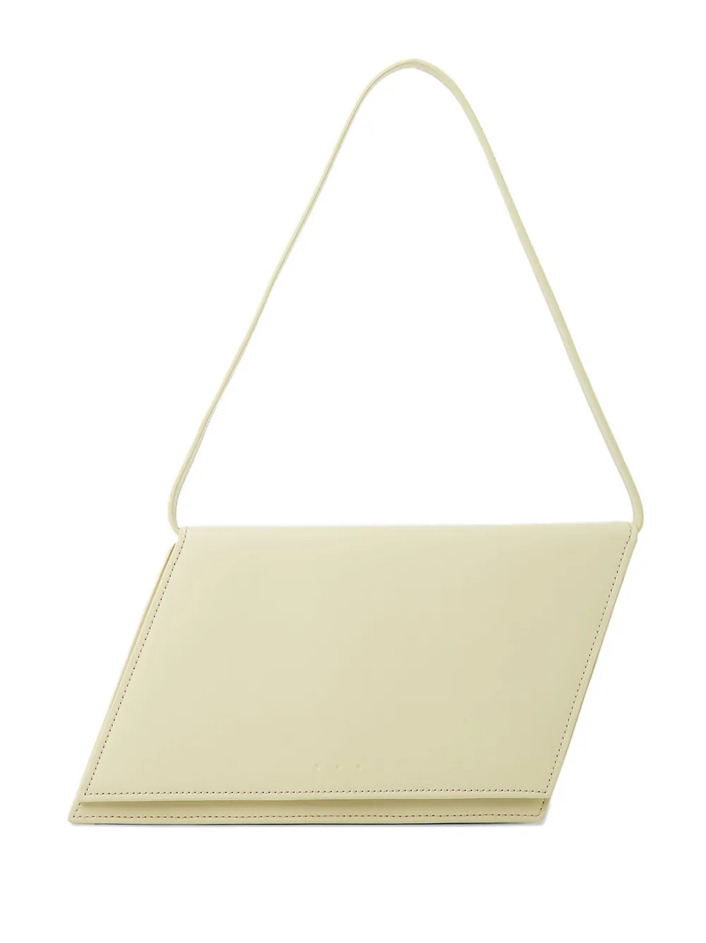 Aesther Ekme Leren schoudertas Geel