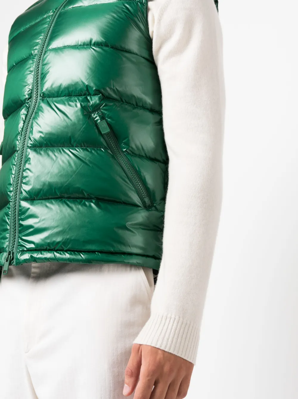 ASPESI Gewatteerde bodywarmer Groen