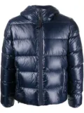 ASPESI padded feather-down hooded jacket - Blue