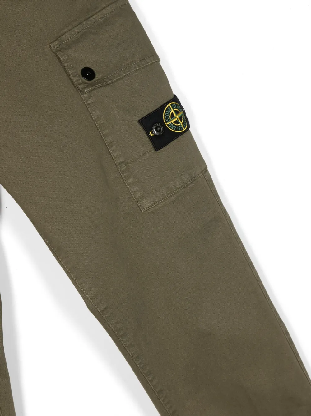 Compass-Motif Cargo Trousers