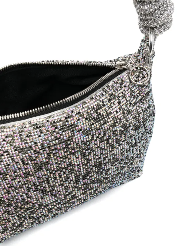 Kara crystal-embellishment Tote Bag Black FARFETCH JO