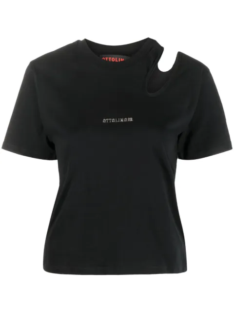 Ottolinger playera con detalle de abertura 