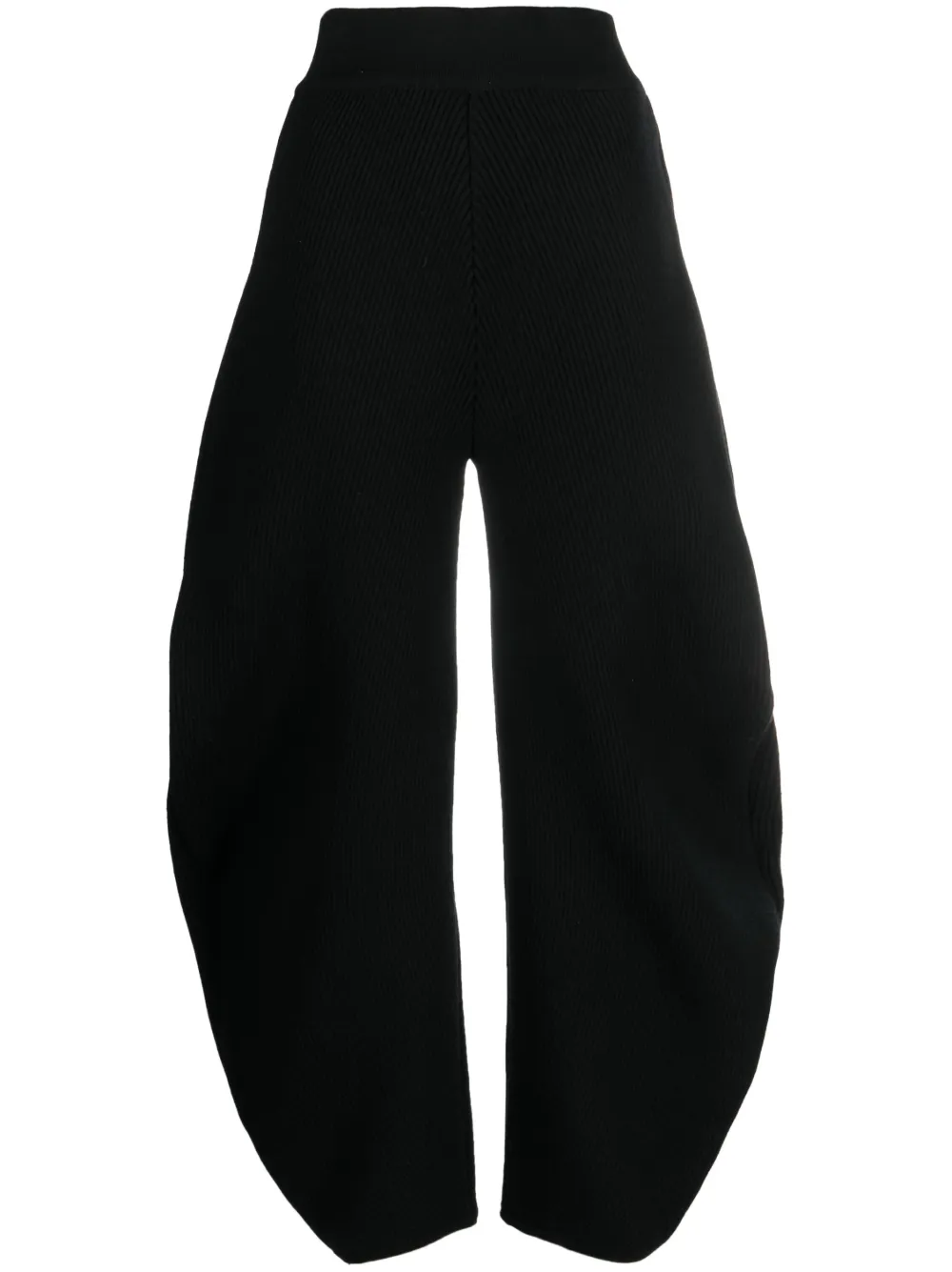 Alaïa wide-leg wool-blend trousers | Black | Image 1
