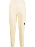 C.P. Company logo-plaque cotton track pants - Neutrals