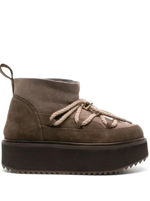 Inuikii platform suede sneakers