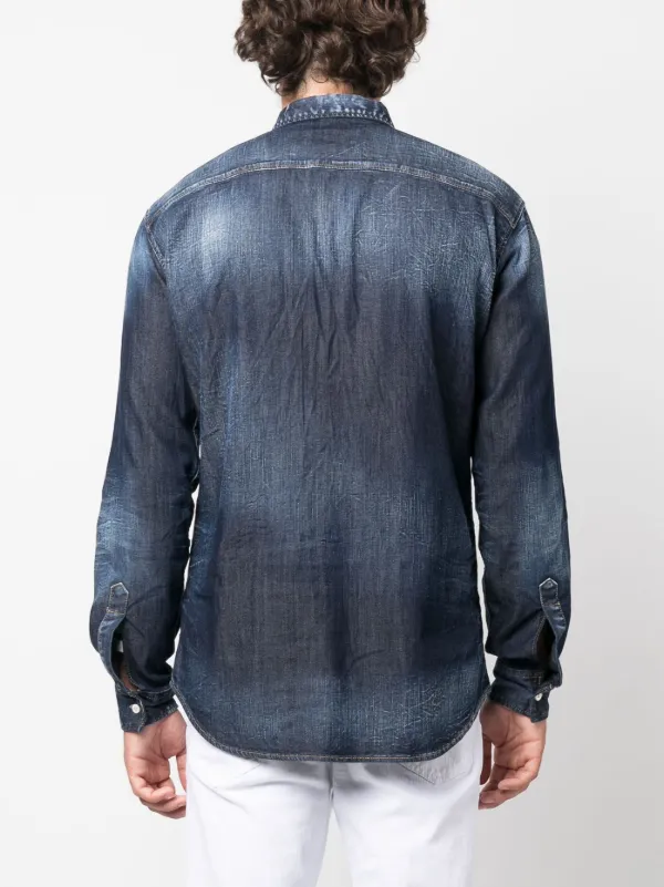 DSQUARED2 デニムシャツ | ブルー | FARFETCH JP
