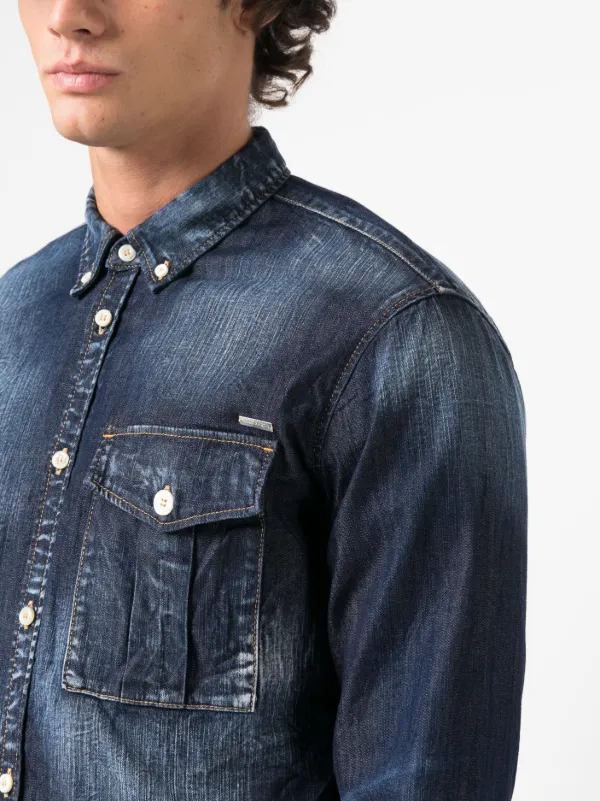 DSQUARED2 デニムシャツ | ブルー | FARFETCH JP