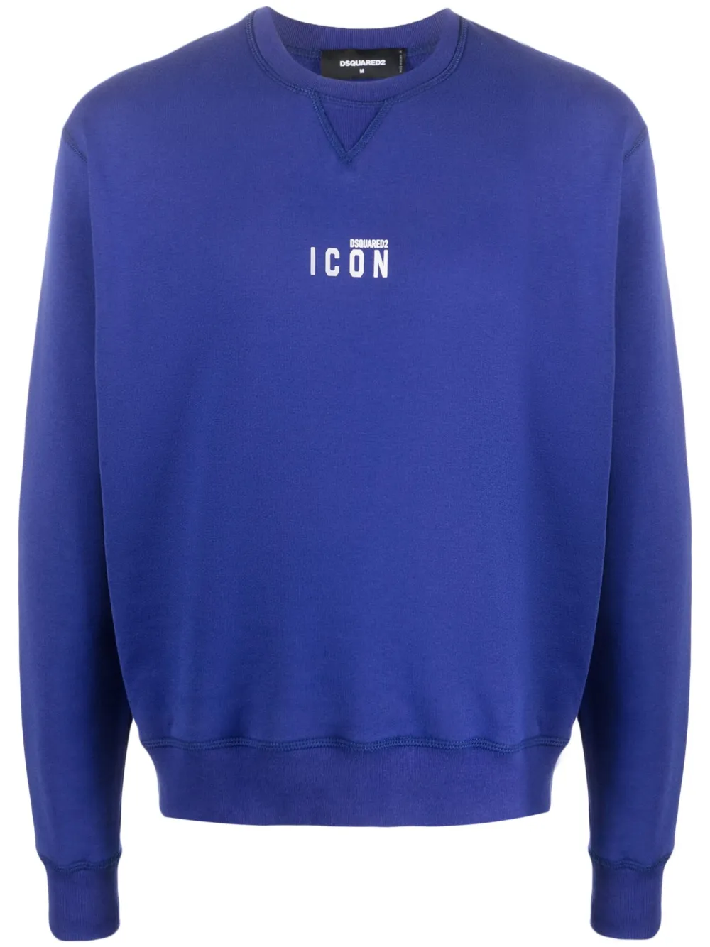 Dsquared2 Logo-print Cotton Sweatshirt In Blue