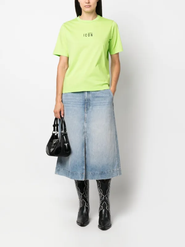 Tシャツ・カットソー D SQUARED2 'Icon' t-shirt DSQUARED2 Icon プリント Tシャツ | ブラック | FARFETCH JP