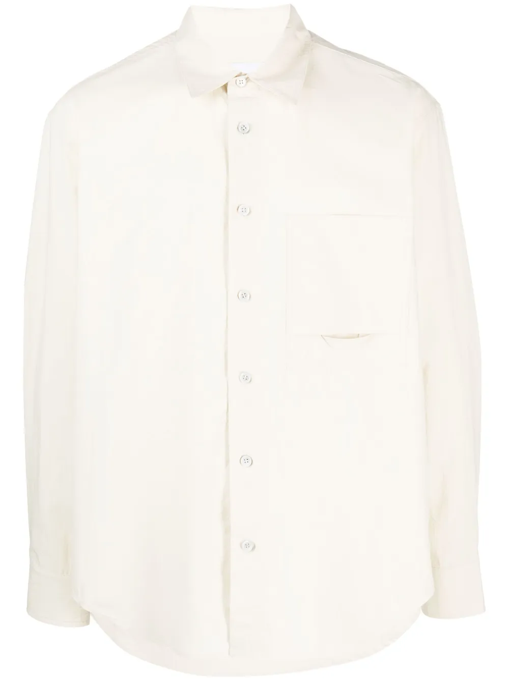 SOLID HOMME camisa con logo bordado | neutro | Image 1