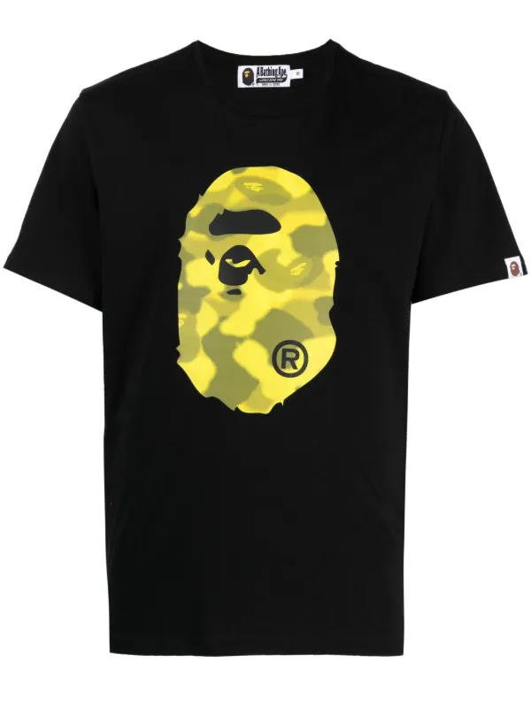 yellow bape t shirt