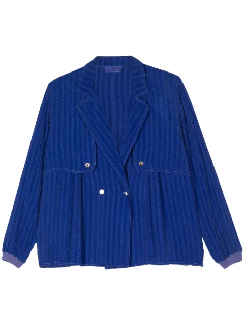 Valentino Garavani Pre-Owned 1980s seersucker jacket