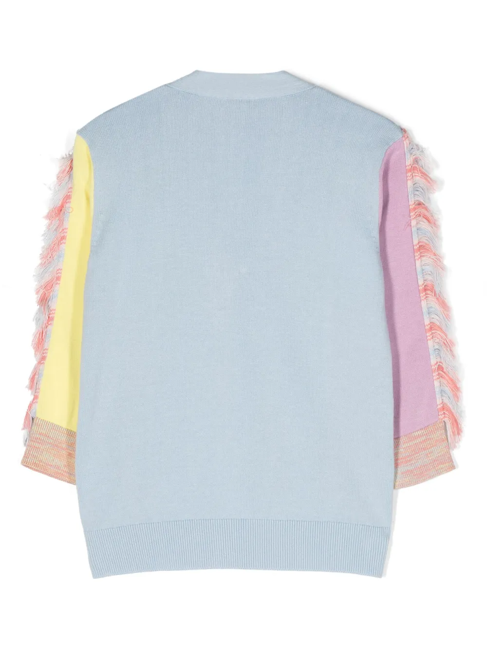 Stella McCartney Kids Twin Unicorn cotton cardigan - Blauw