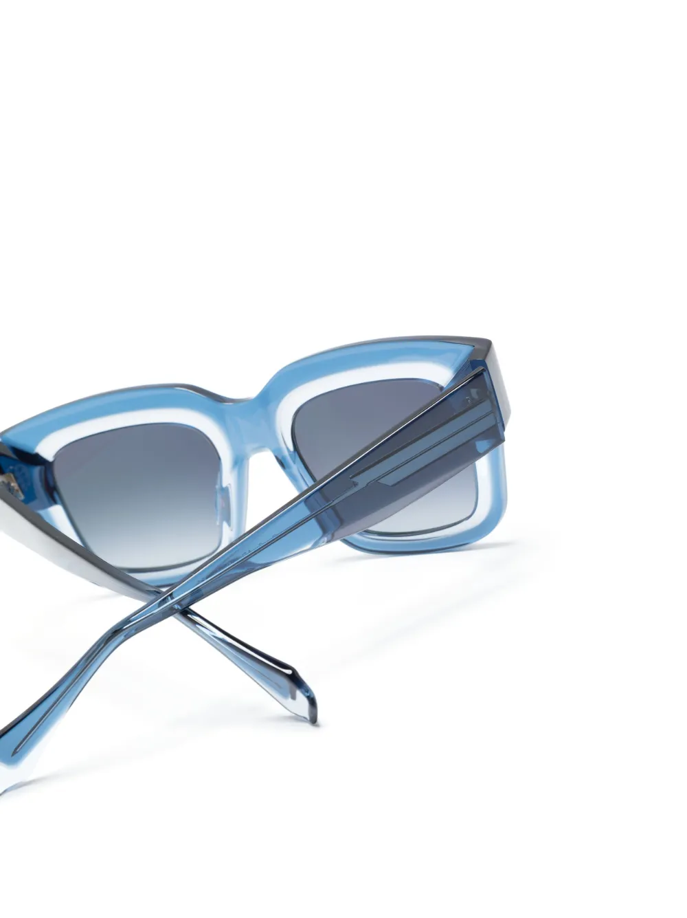 Gigi Studios Dazzle Square-frame Sunglasses In Blau